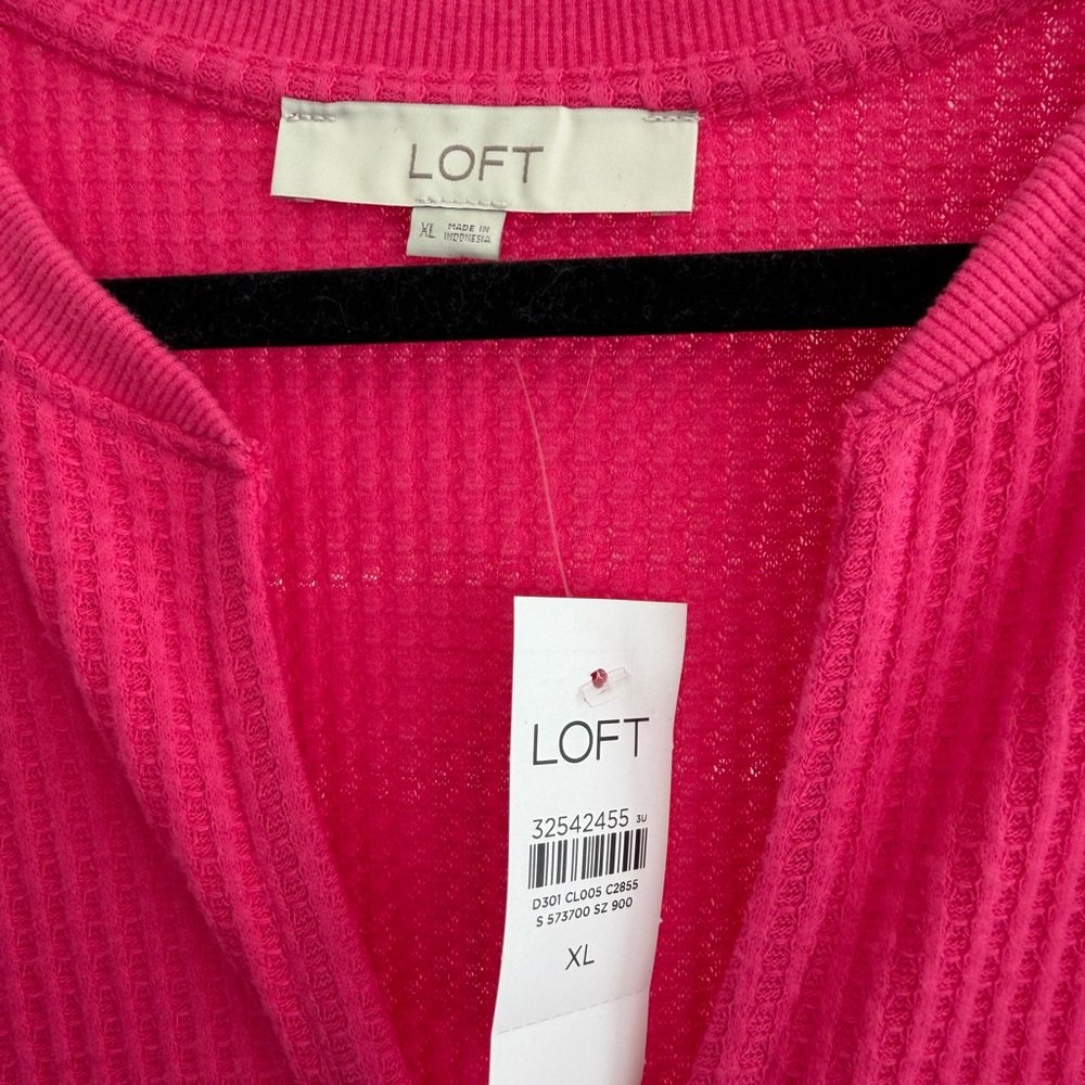LOFT Waffle Knit Sweater - Picture 3 of 3